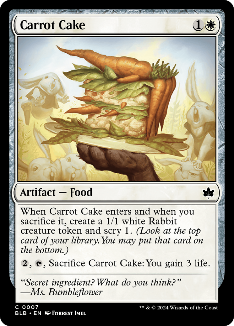 Carrot Cake (007) Foil - Bloomburrow