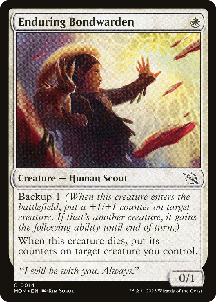 Enduring Bondwarden (014) Foil - March of the Machine