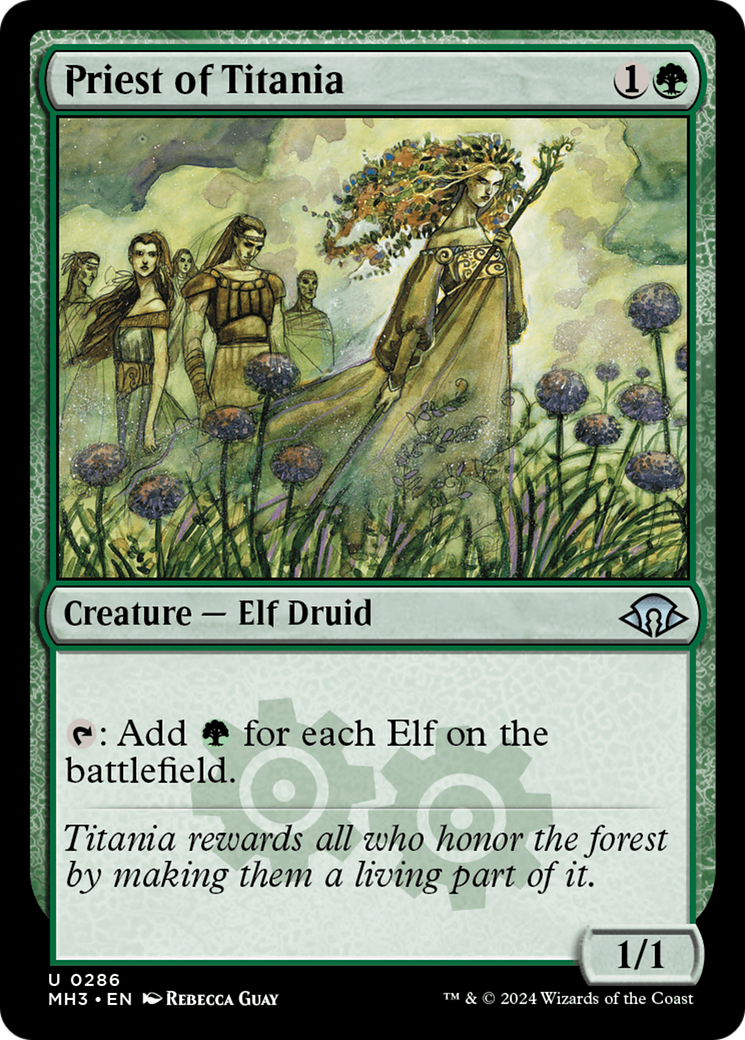 Priest of Titania (286) Foil - Modern Horizons 3