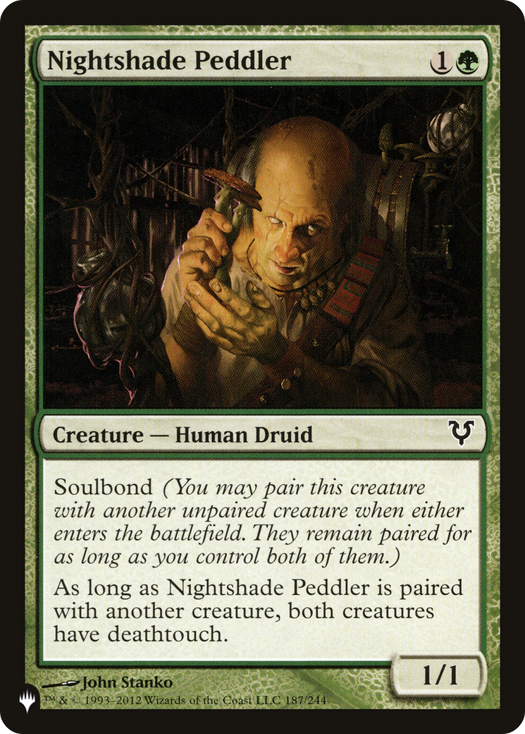 Nightshade Peddler (AVR-187) - The List