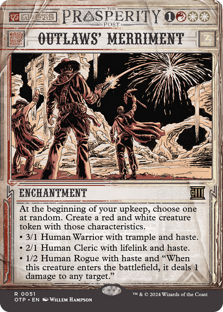 Outlaws' Merriment (Showcase) (051) Foil - Breaking News