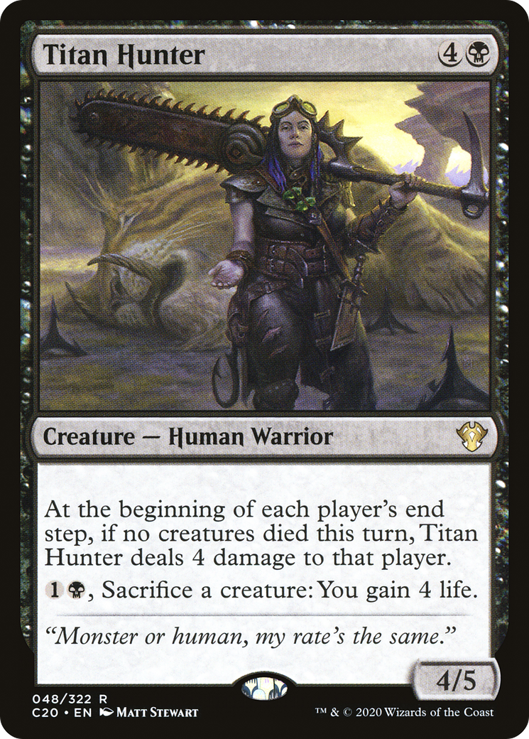 Titan Hunter (048) - Commander 2020