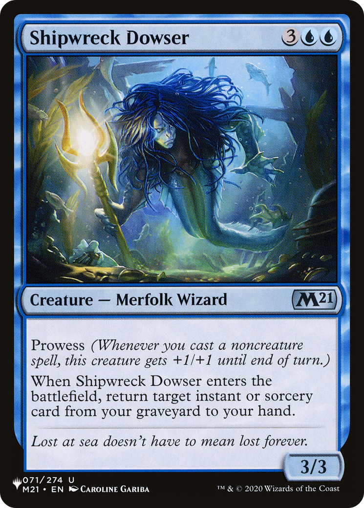 Shipwreck Dowser (M21-71) - The List