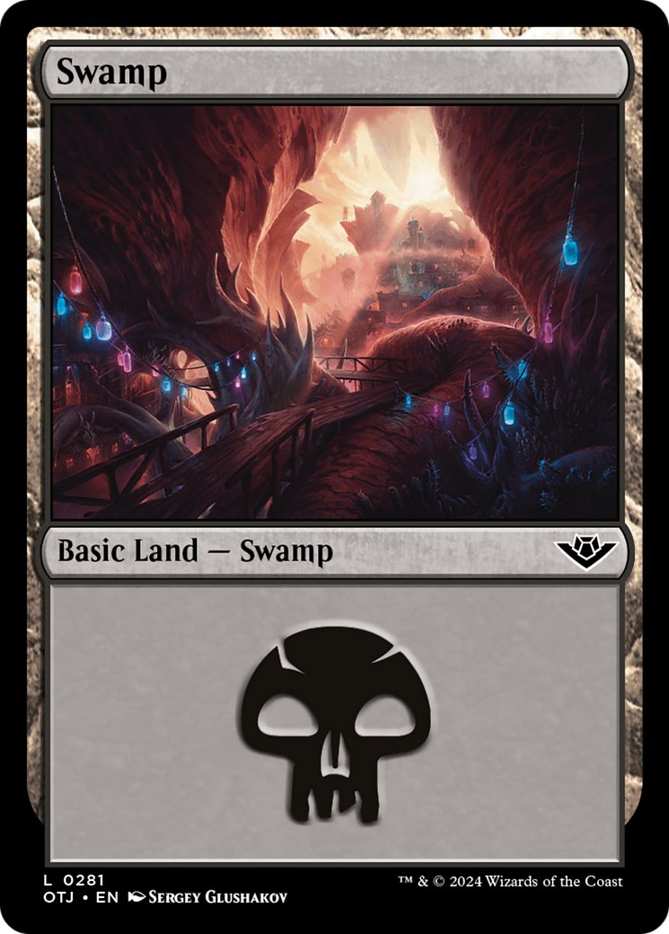 Swamp (281) Foil - Outlaws of Thunder Junction