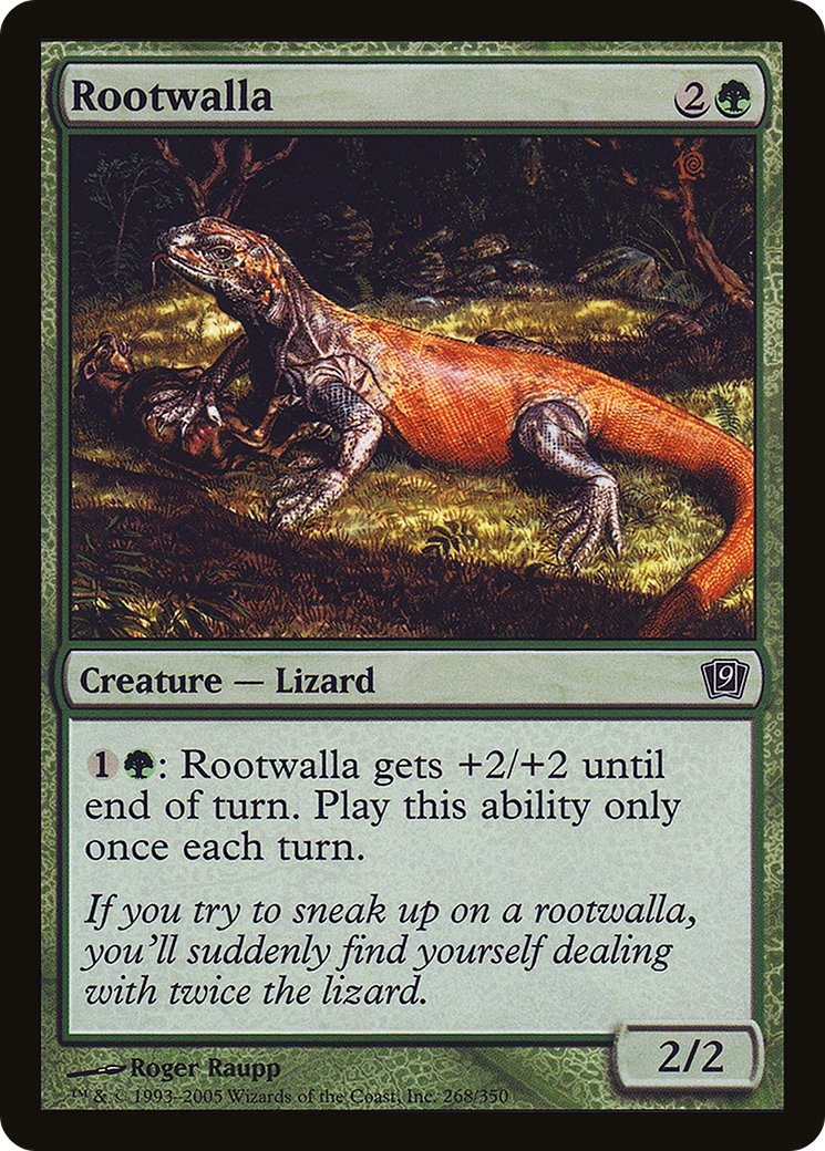 Rootwalla (268) Foil - Ninth Edition