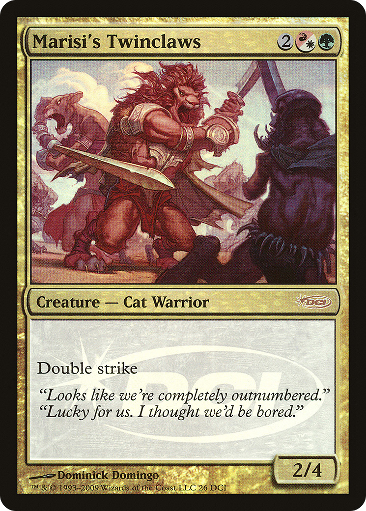 Marisi's Twinclaws (026) Foil - DCI Promos