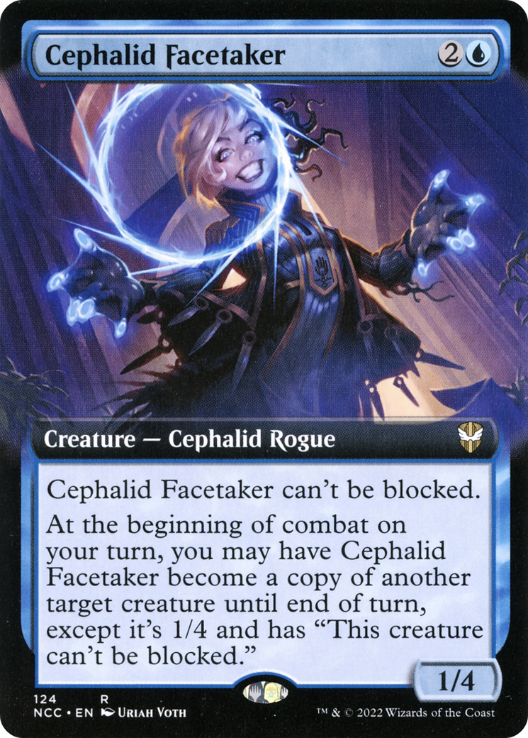 Cephalid Facetaker (Extended Art) (124) - New Capenna Commander