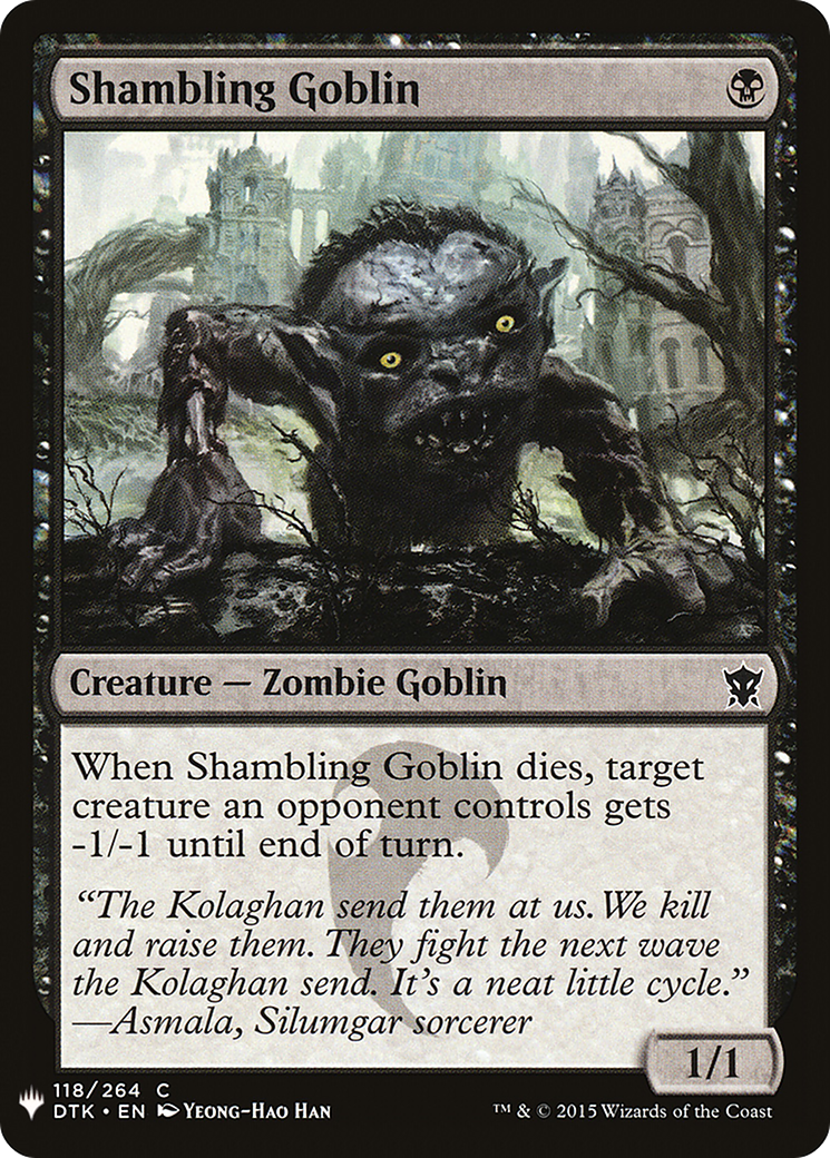 Shambling Goblin (DTK-118) - The List
