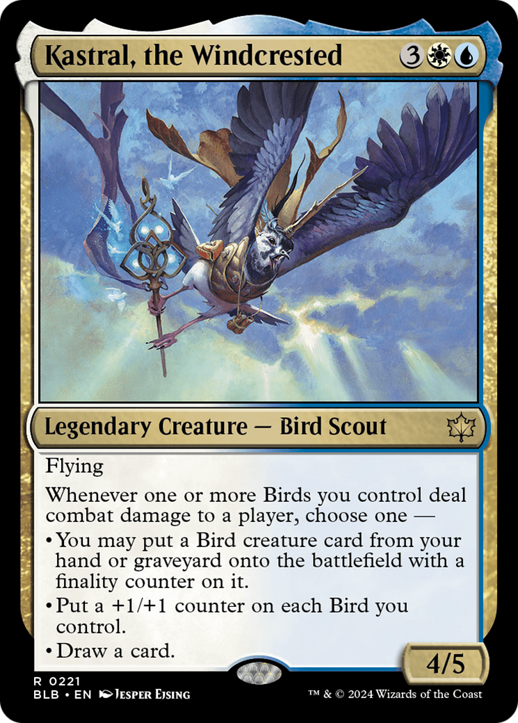 Kastral, the Windcrested (221) - Bloomburrow