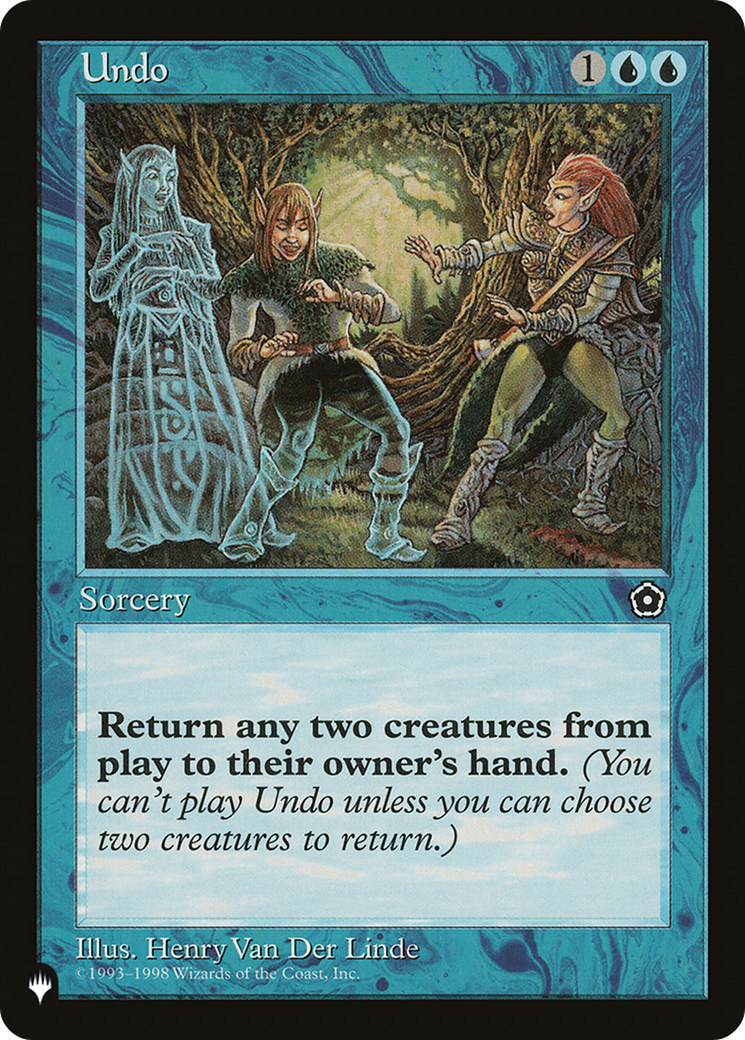 Undo (Retro) (P02-59) - The List