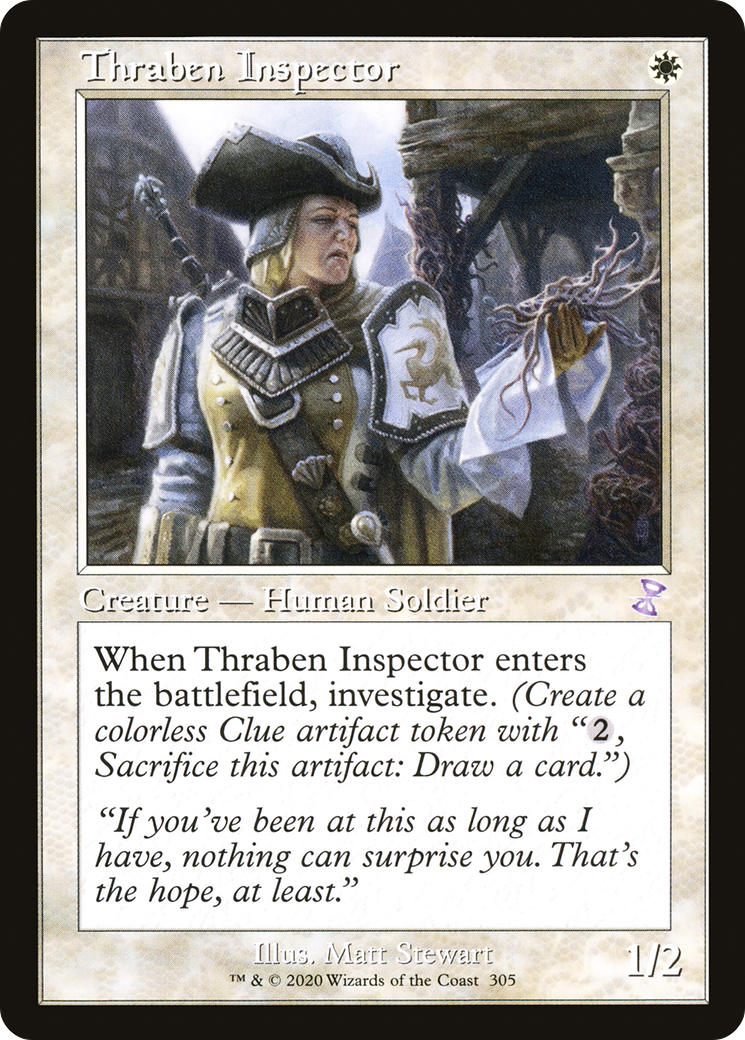 Thraben Inspector (Retro) (305) - Time Spiral Remastered