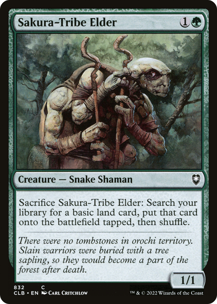 Sakura-Tribe Elder (832) - Commander Legends: Battle for Baldur's Gate