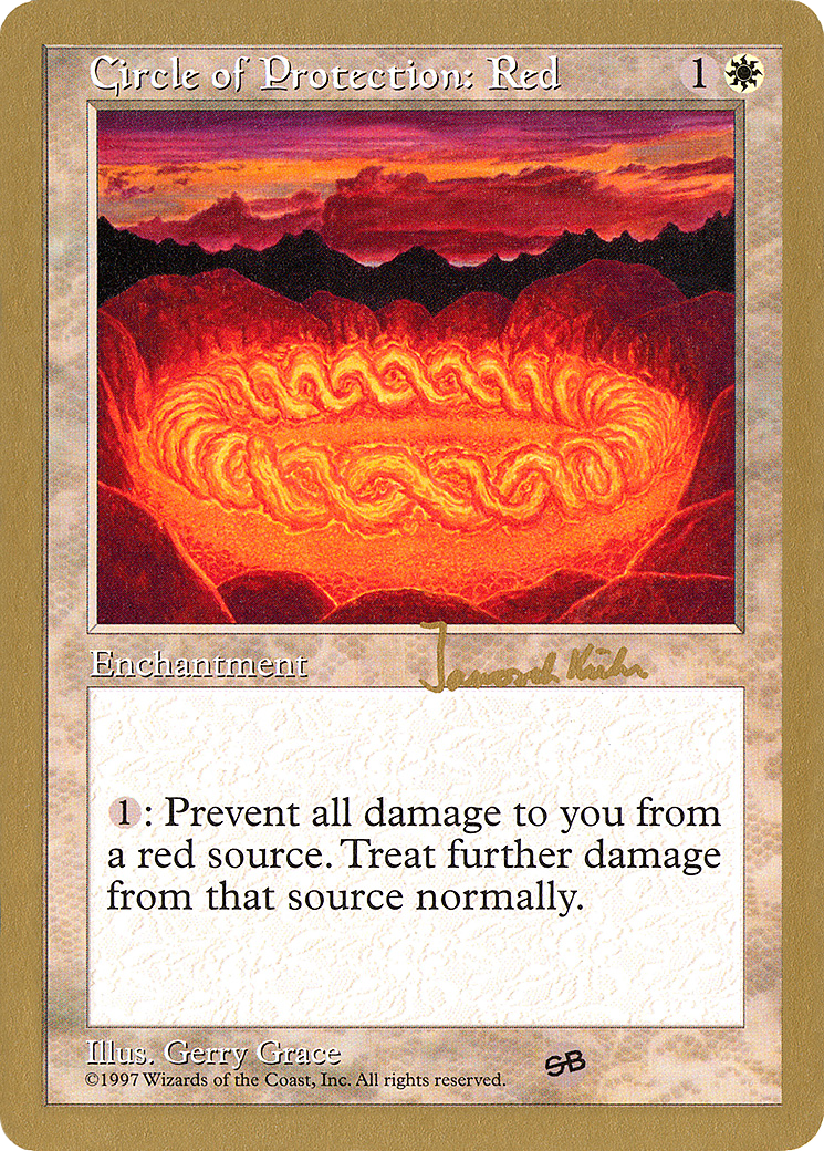 Circle of Protection: Red (Retro) (jk20sb) - World Championship Decks 1997