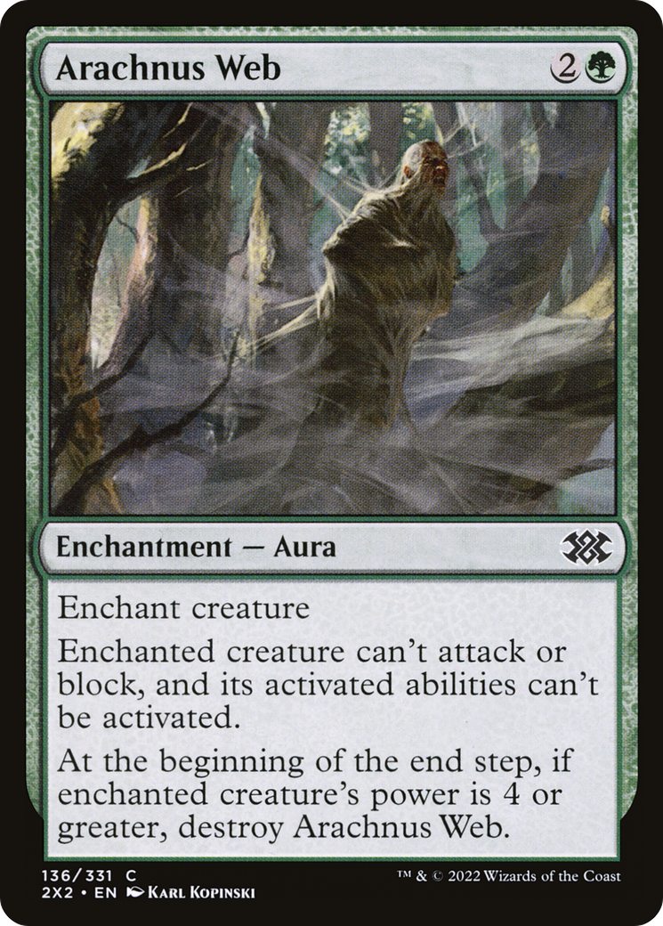 Arachnus Web (136) Foil - Double Masters 2022