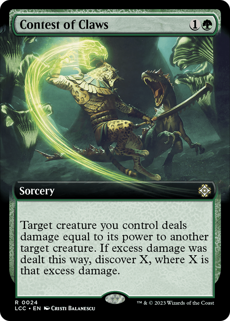 Contest of Claws (Extended Art) (024) - The Lost Caverns of Ixalan Commander