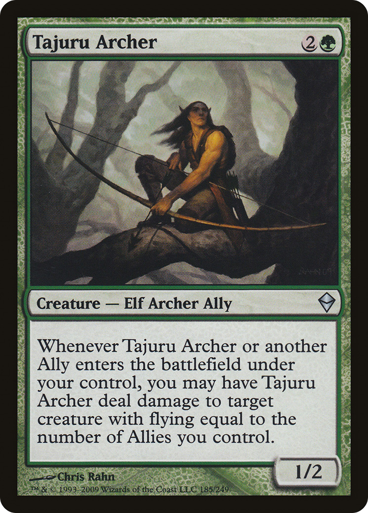 Tajuru Archer (185) Foil - Zendikar