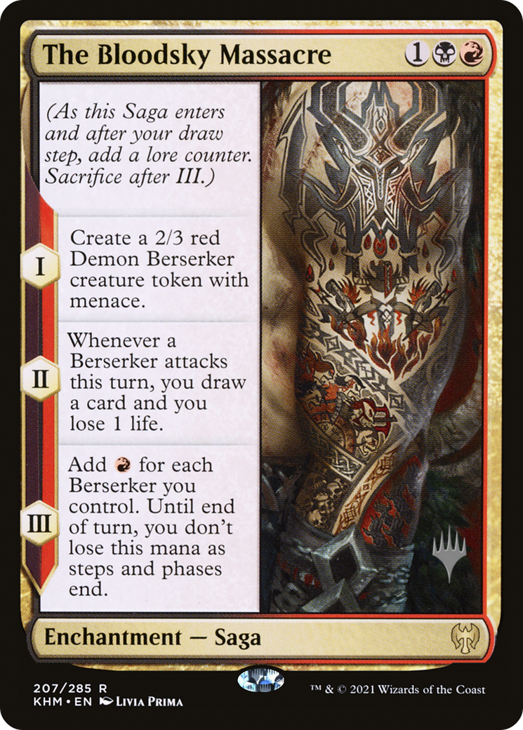 The Bloodsky Massacre (207p) - Kaldheim Promos