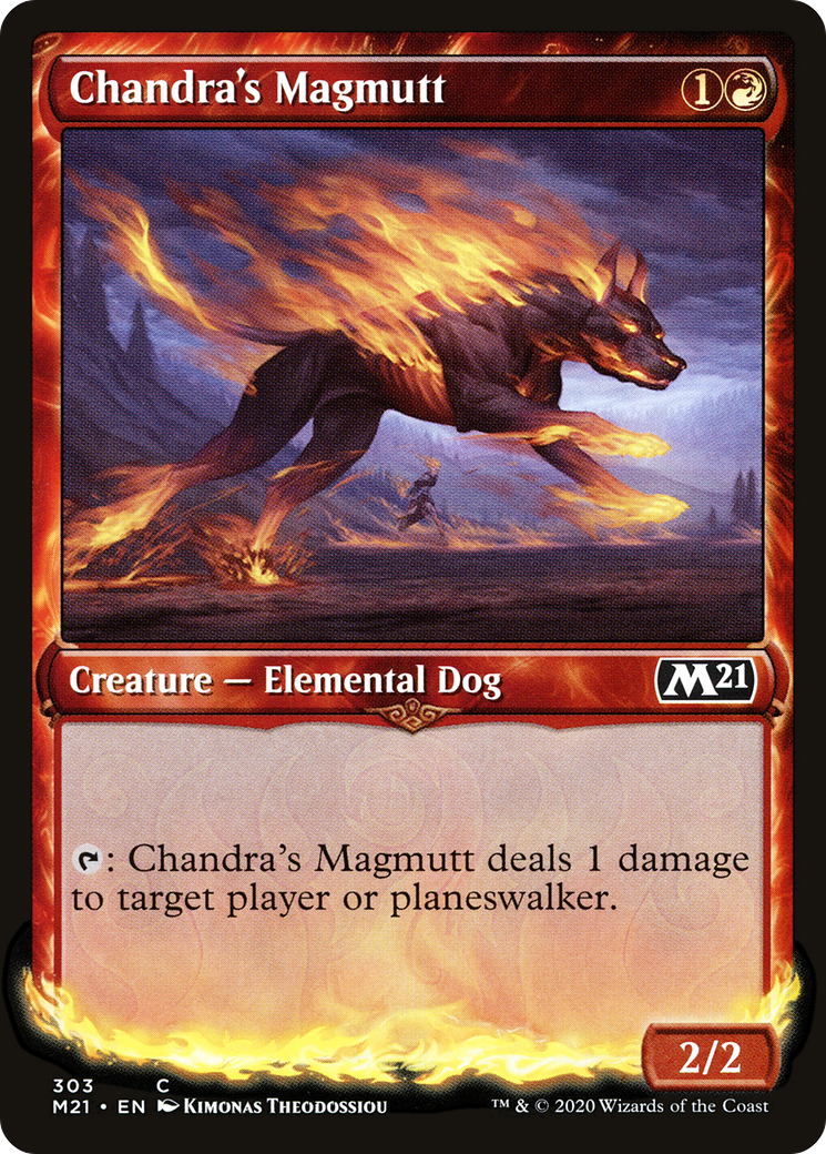 Chandra's Magmutt (Showcase) (303) Foil - Core Set 2021
