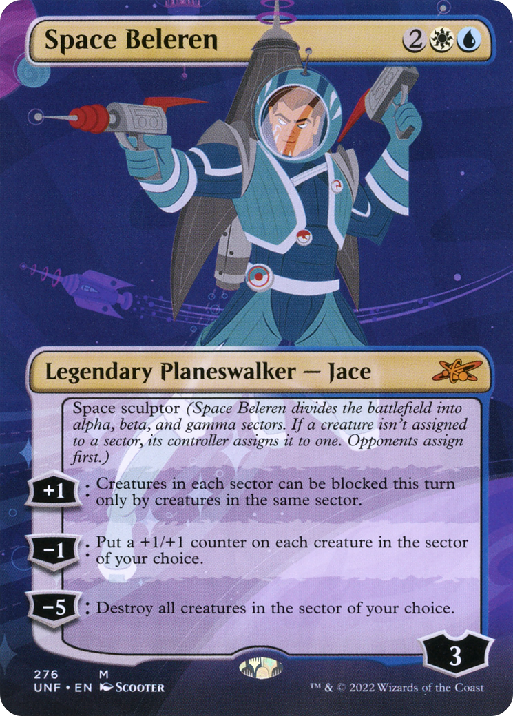Space Beleren (Borderless) (276) Foil - Unfinity