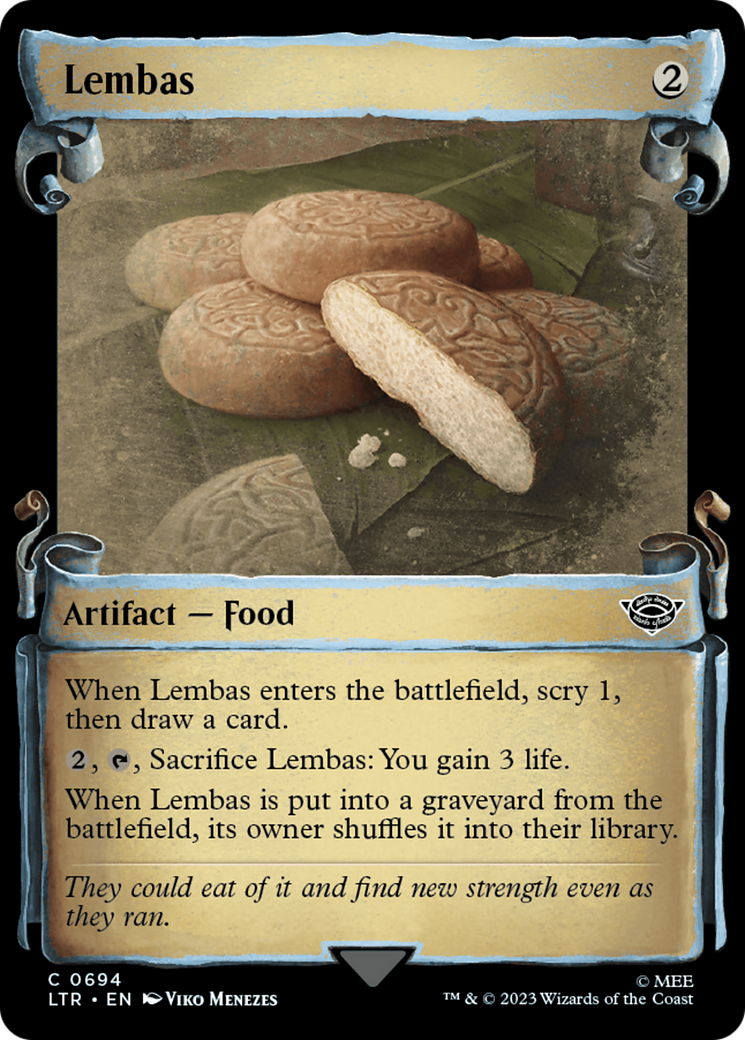 Lembas (Showcase) (694) Foil - The Lord of the Rings: Tales of Middle-earth