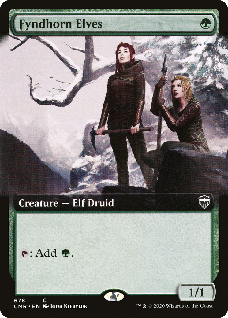Fyndhorn Elves (Extended Art) (678) - Commander Legends