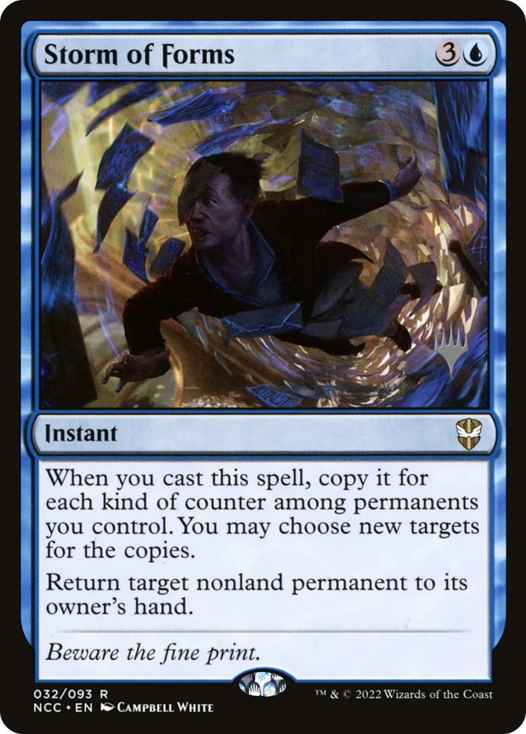 Storm of Forms (032) Foil - New Capenna Commander Promos
