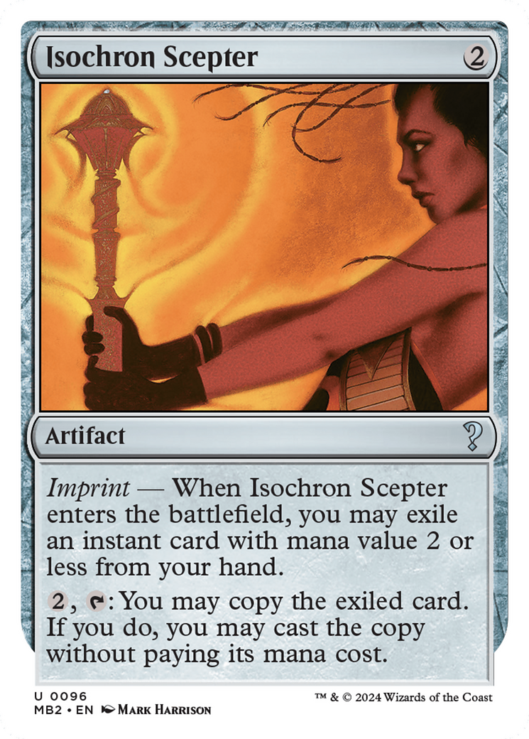 Isochron Scepter (White Border) (096) - Mystery Booster 2