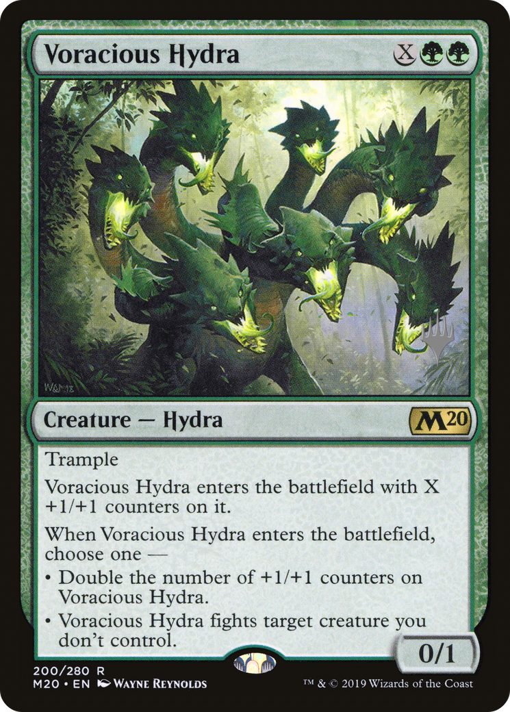 Voracious Hydra (200) Foil - Core Set 2020 Promos