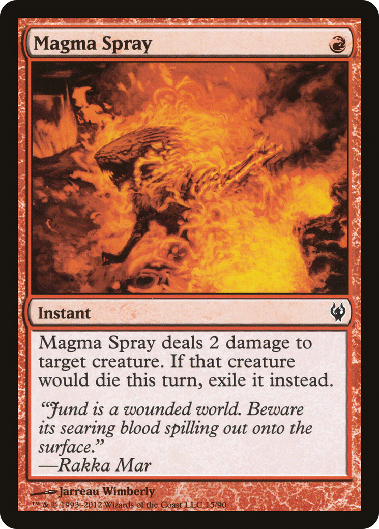 Magma Spray (015) - Duel Decks: Izzet vs. Golgari