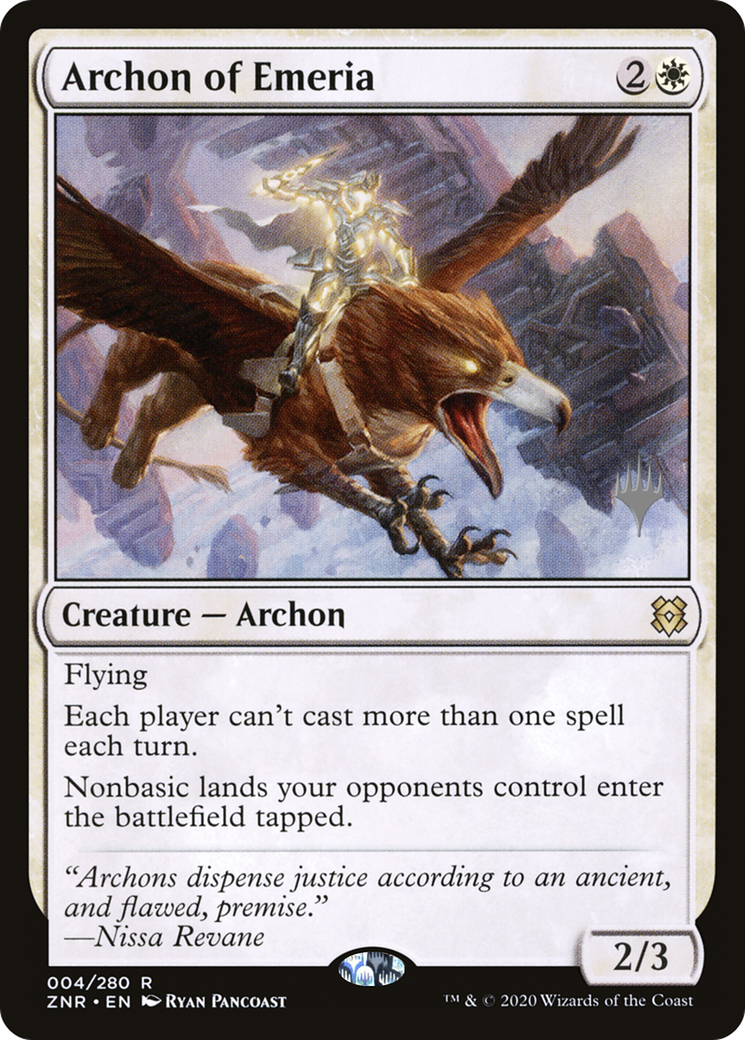 Archon of Emeria (04p) Foil - Zendikar Rising Promos