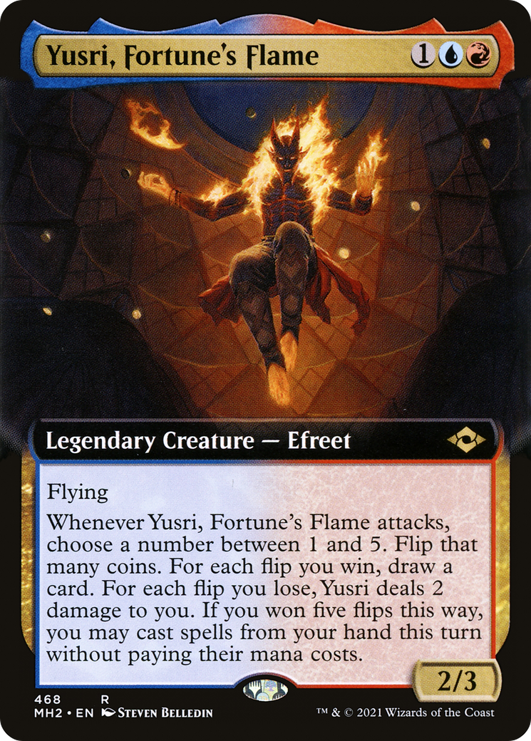 Yusri, Fortune's Flame (Extended Art) (468) - Modern Horizons 2