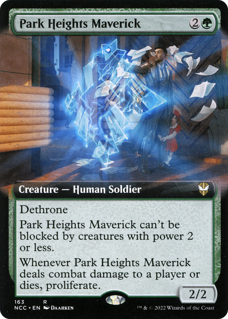 Park Heights Maverick (Extended Art) (163) - New Capenna Commander