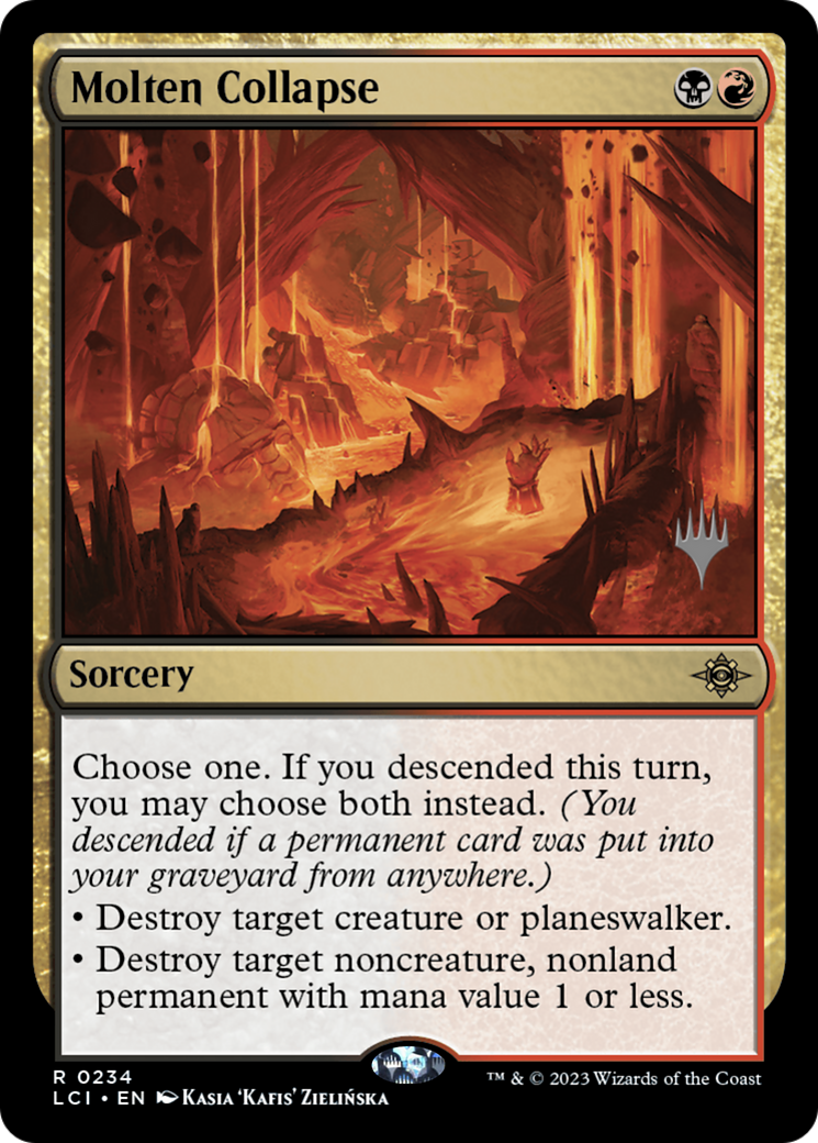 Molten Collapse (234) Foil - The Lost Caverns of Ixalan Promos