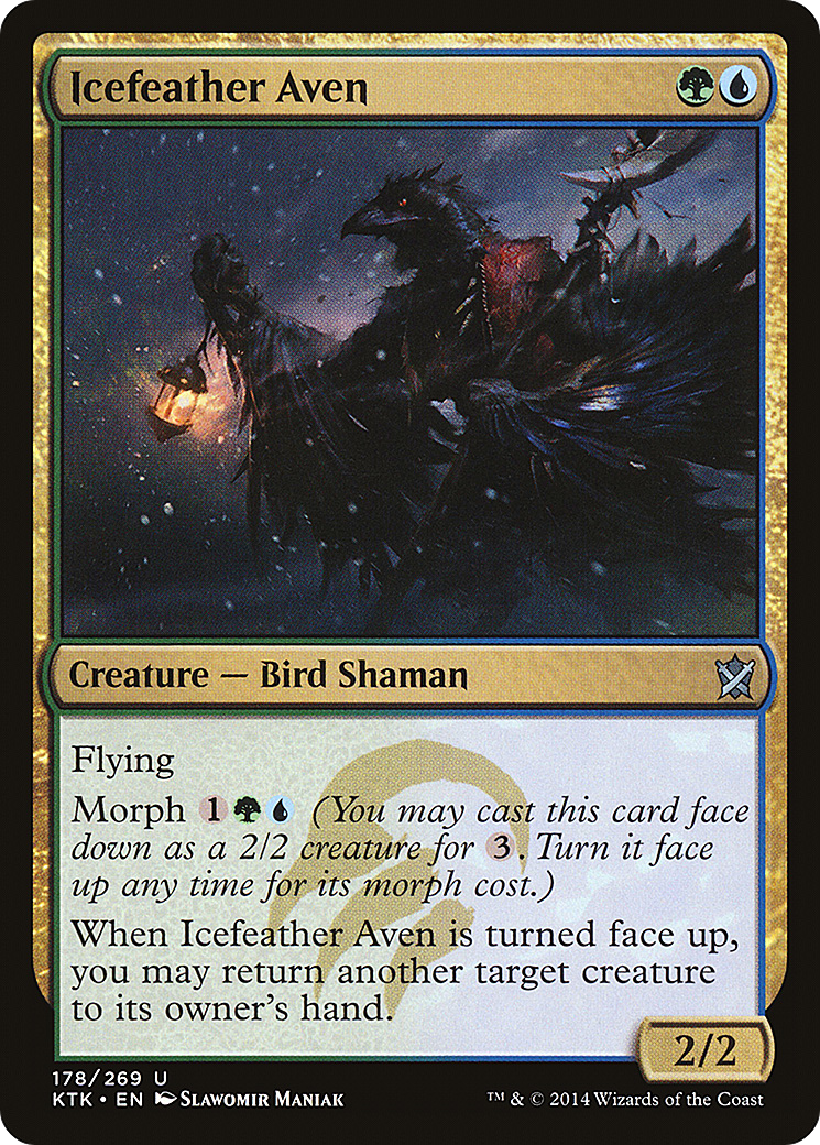 Icefeather Aven (178) Foil - Khans of Tarkir