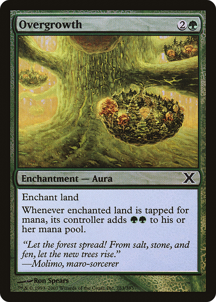 Overgrowth (283) Foil - Tenth Edition