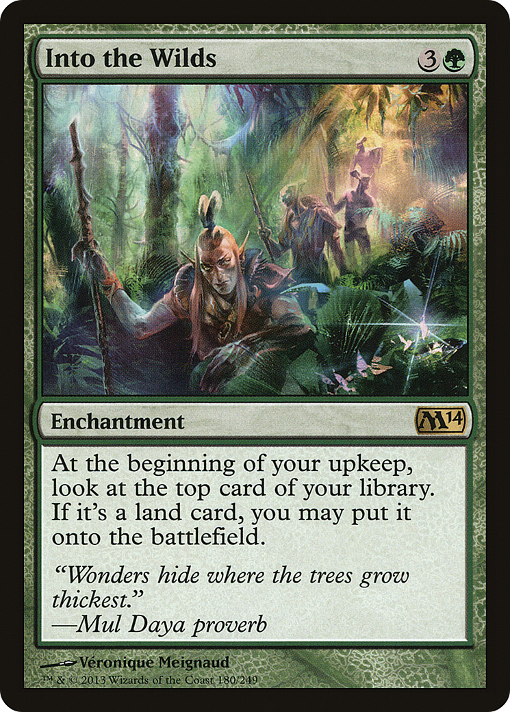 Into the Wilds (180) Foil - Magic 2014