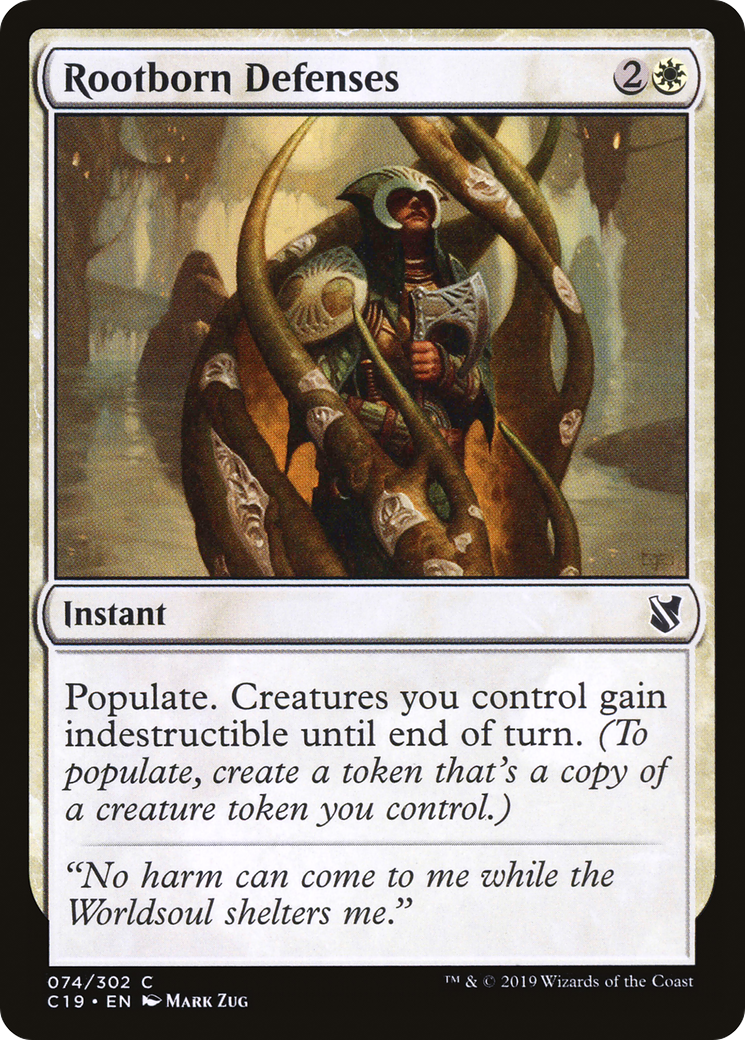 Rootborn Defenses (074) - Commander 2019