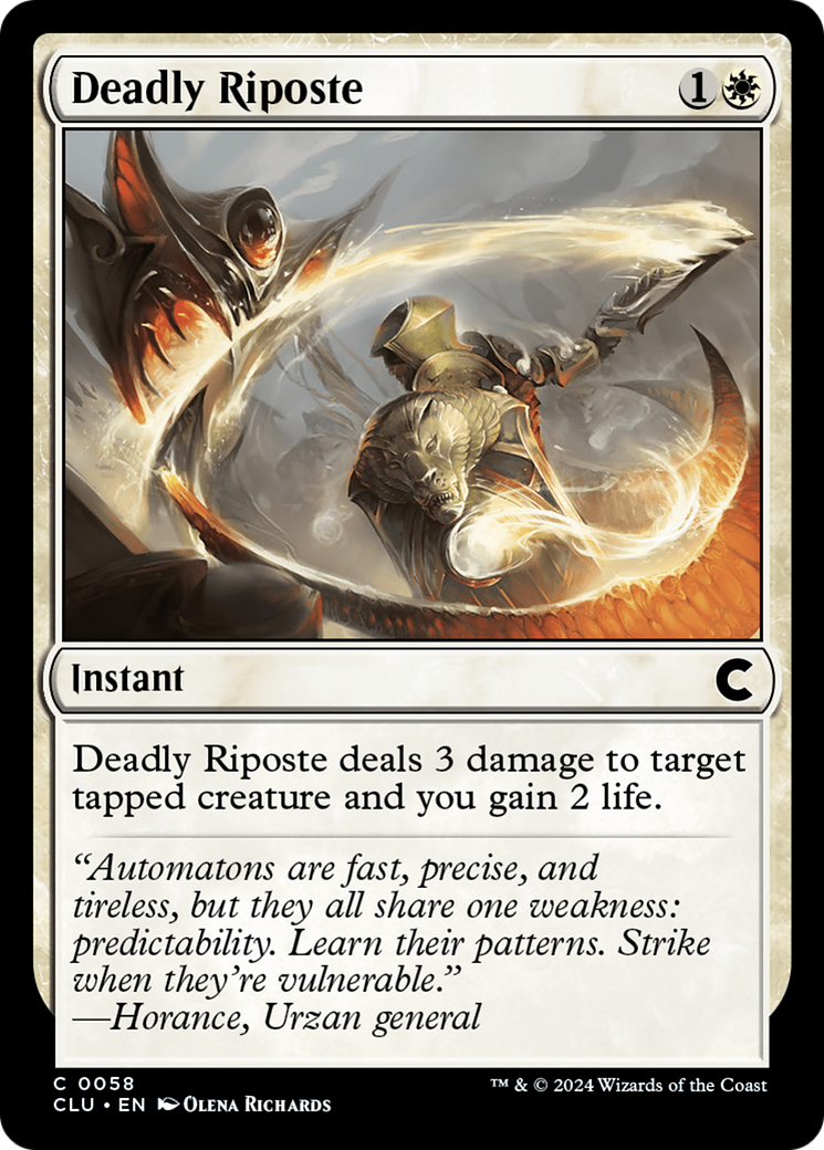 Deadly Riposte (058) - Ravnica: Clue Edition