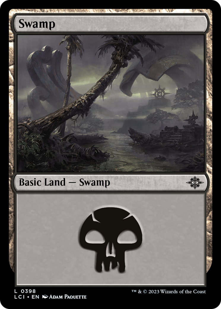 Swamp (398) Foil - The Lost Caverns of Ixalan