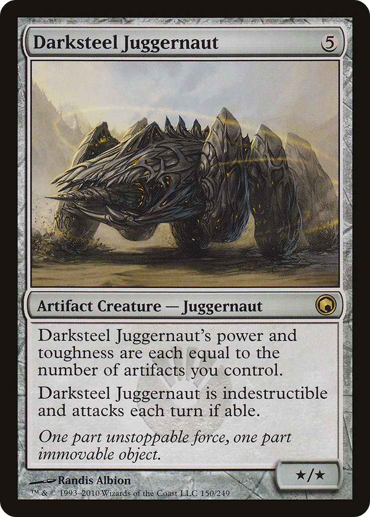 Darksteel Juggernaut (150) - Scars of Mirrodin