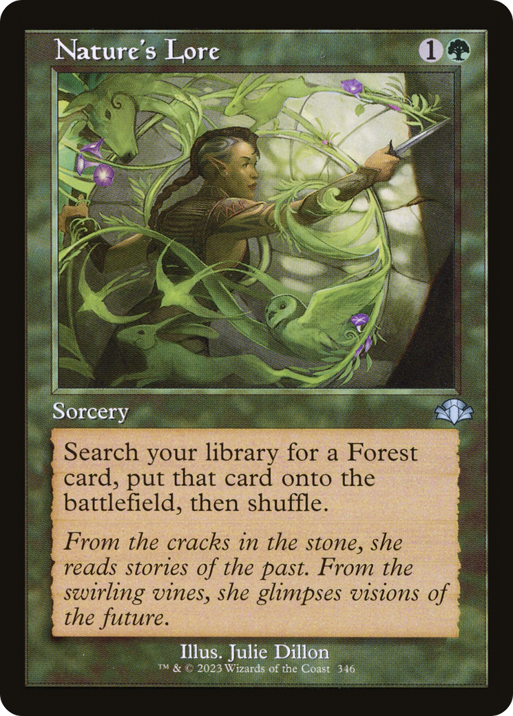Nature's Lore (Retro) (346) Foil - Dominaria Remastered