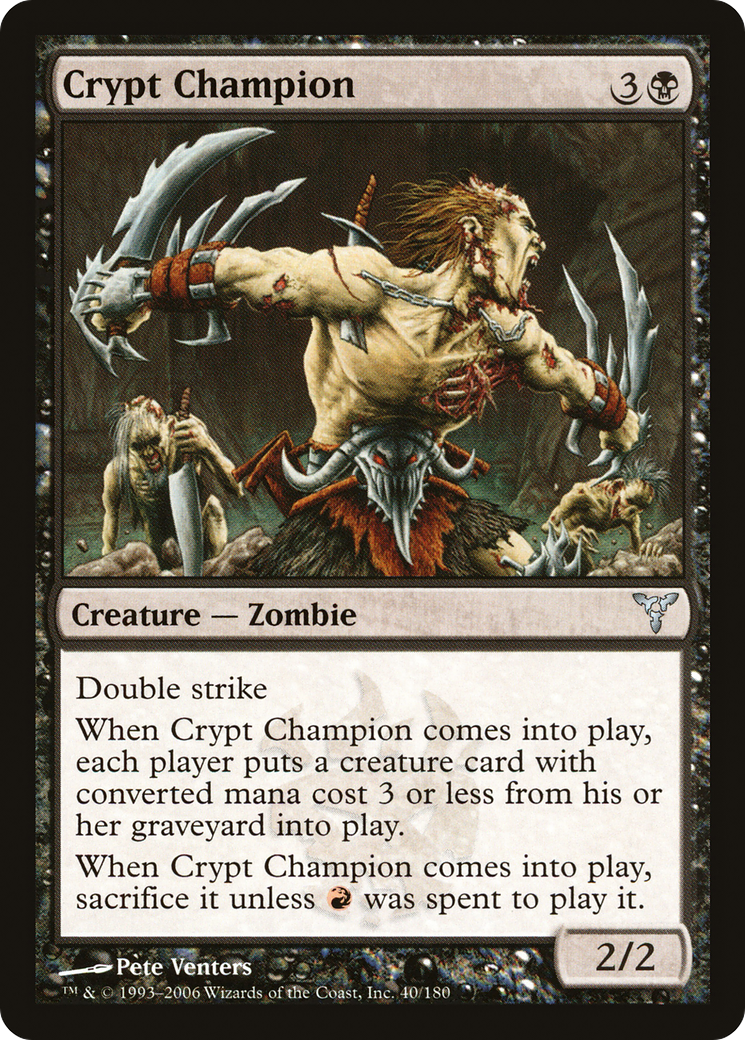 Crypt Champion (040) - Dissension