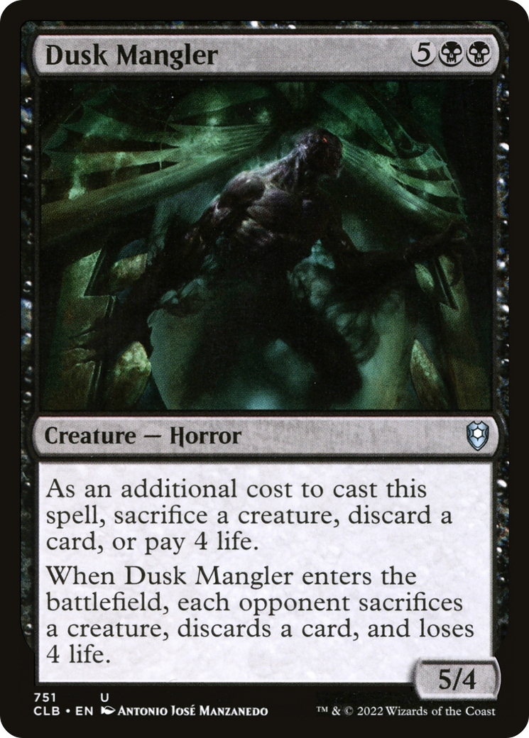 Dusk Mangler (751) - Commander Legends: Battle for Baldur's Gate