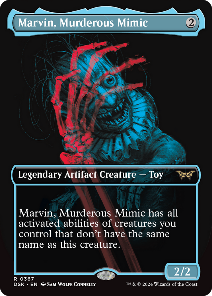 Marvin, Murderous Mimic (Showcase) (367) Foil - Duskmourn: House of Horror