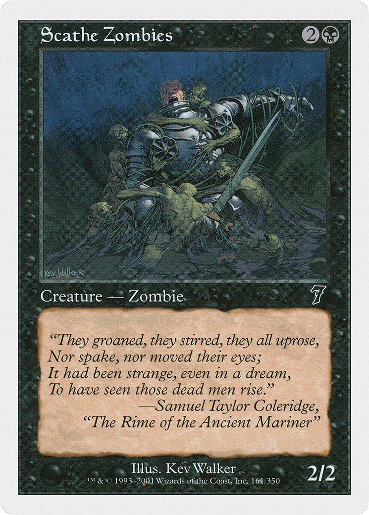 Scathe Zombies (161) Foil - Seventh Edition