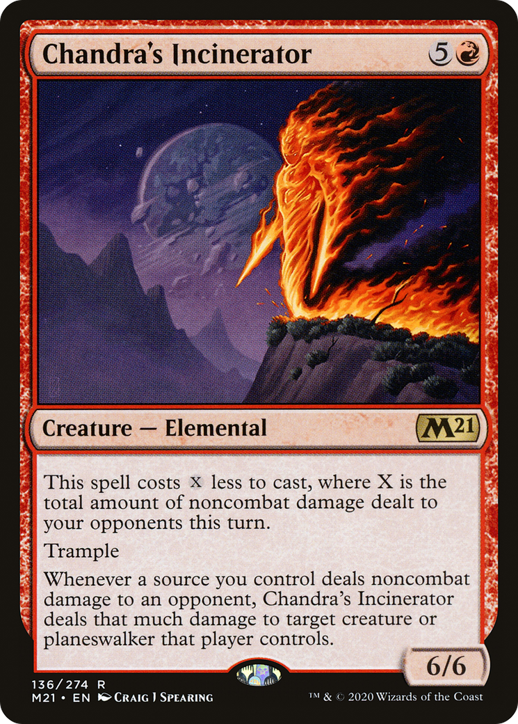 Chandra's Incinerator (136) Foil - Core Set 2021