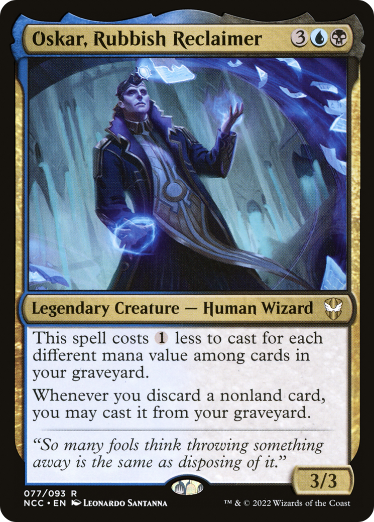 Oskar, Rubbish Reclaimer (077) - New Capenna Commander