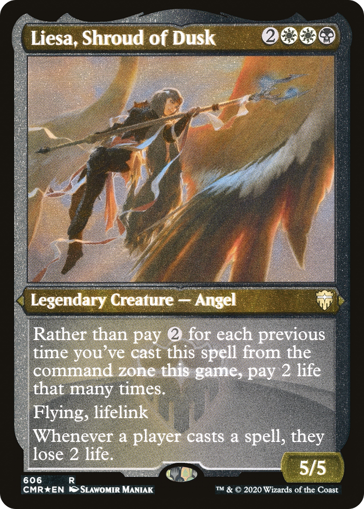 Liesa, Shroud of Dusk (606) Foil - Commander Legends