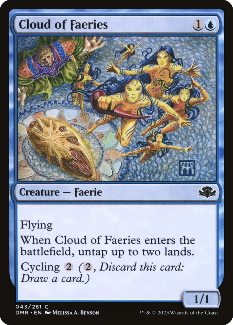 Cloud of Faeries (043) Foil - Dominaria Remastered