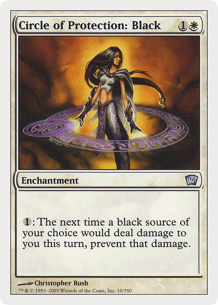 Circle of Protection: Black (010) - Ninth Edition